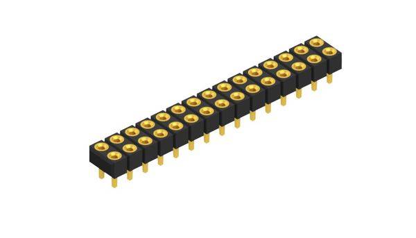 Fischer Elektronik Buchsenleiste (Präzision) Anzahl Reihen: 2 10042751 10St.
