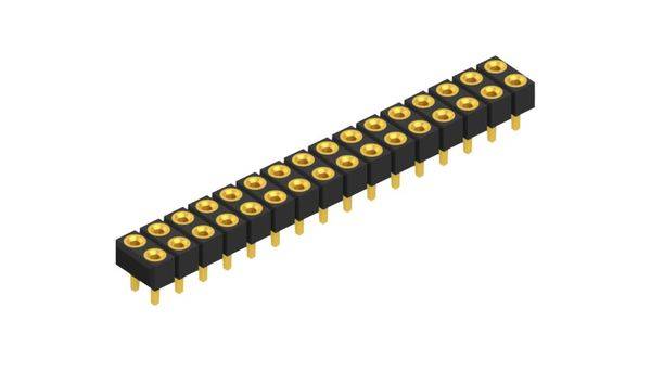 Fischer Elektronik Buchsenleiste (Präzision) Anzahl Reihen: 2 10042753 10St.
