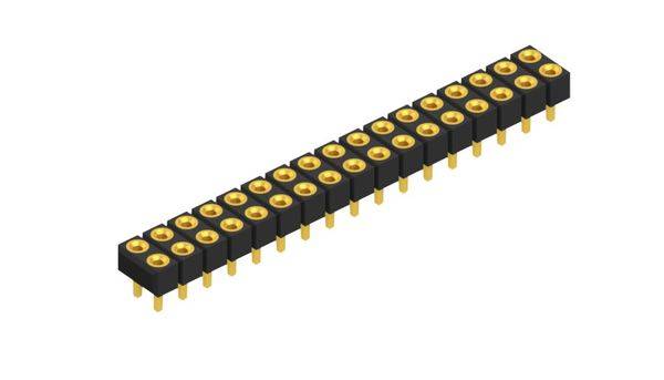 Fischer Elektronik Buchsenleiste (Präzision) Anzahl Reihen: 2 10042755 10St.
