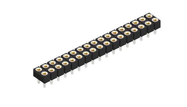 Fischer Elektronik Buchsenleiste (Präzision) Anzahl Reihen: 2 10042756 10St.
