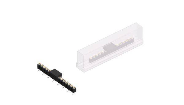 Fischer Elektronik Buchsenleiste (Präzision) Anzahl Reihen: 1 10042803 10St.