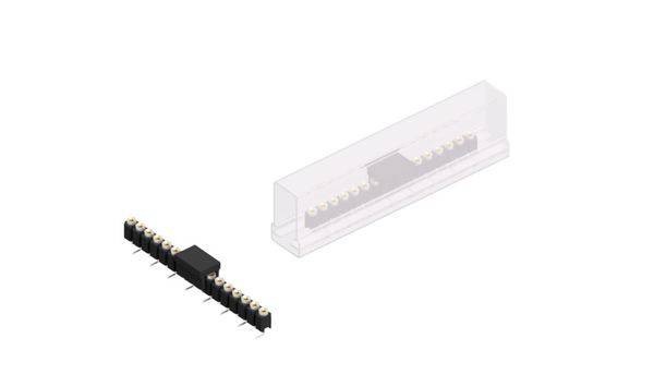 Fischer Elektronik Buchsenleiste (Präzision) Anzahl Reihen: 1 10129680 10St.