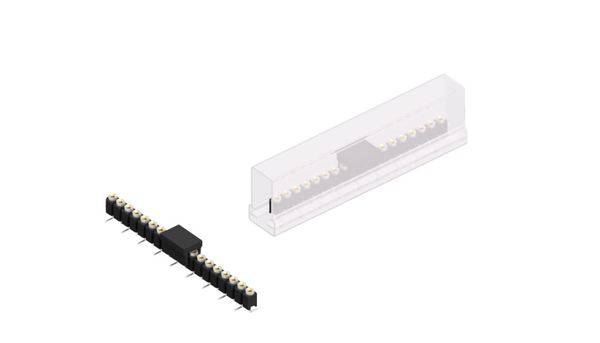Fischer Elektronik Buchsenleiste (Präzision) Anzahl Reihen: 1 10042806 10St.
