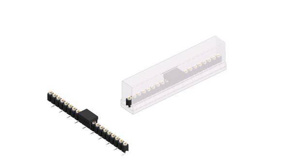 Fischer Elektronik Buchsenleiste (Präzision) Anzahl Reihen: 1 10042808 10St.