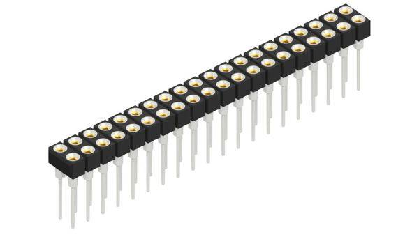 Fischer Elektronik Buchsenleiste (Präzision) Anzahl Reihen: 2 10128943 10St.