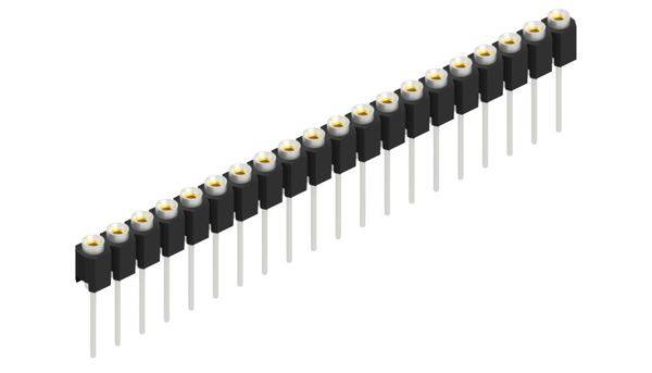 Fischer Elektronik Buchsenleiste (Präzision) Anzahl Reihen: 1 10129303 10St.