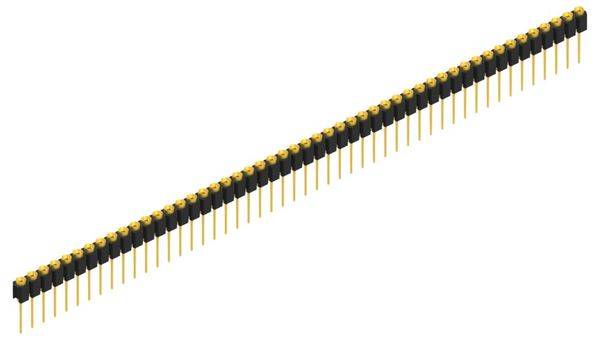 Fischer Elektronik Buchsenleiste (Präzision) Anzahl Reihen: 1 10127400 10St.