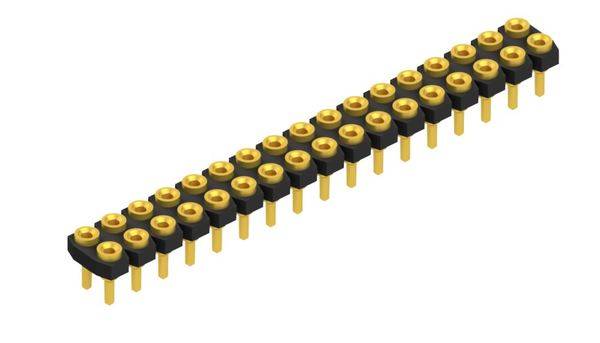 Fischer Elektronik Buchsenleiste (Präzision) Anzahl Reihen: 2 10043258 10St.