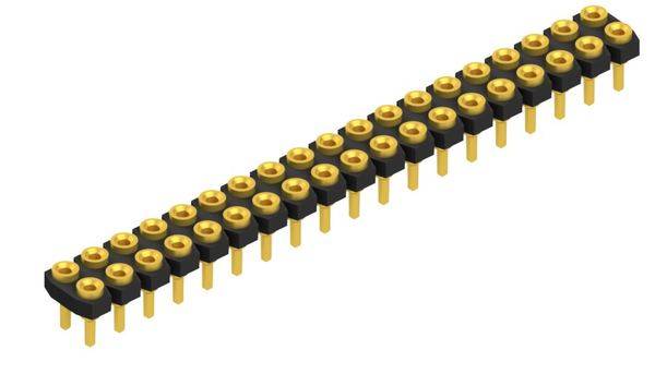 Fischer Elektronik Buchsenleiste (Präzision) Anzahl Reihen: 2 10043262 10St.