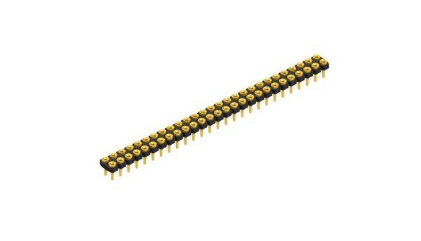Fischer Elektronik Buchsenleiste (Präzision) Anzahl Reihen: 2 10043278 10St.