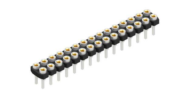 Fischer Elektronik Buchsenleiste (Präzision) Anzahl Reihen: 2 10043354 10St.