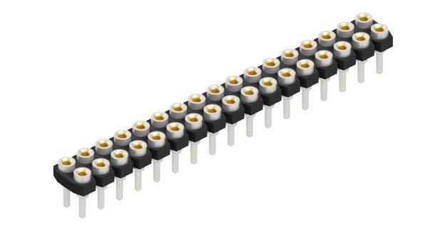 Fischer Elektronik Buchsenleiste (Präzision) Anzahl Reihen: 2 10043358 10St.
