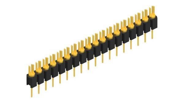 Fischer Elektronik Stiftleiste (Präzision) Anzahl Reihen: 1 10039837 10St.