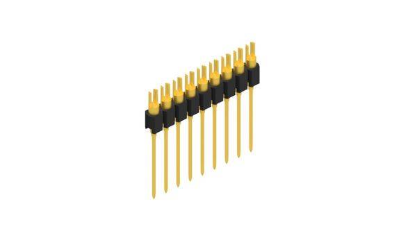 Fischer Elektronik Stiftleiste (Präzision) Anzahl Reihen: 1 10040418 10St.