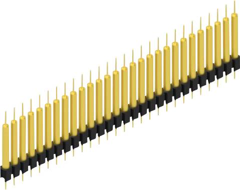 Fischer Elektronik Stiftleiste (Präzision) Anzahl Reihen: 1 MK14X328G 10St.