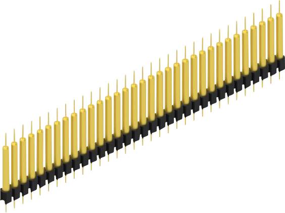 Fischer Elektronik Stiftleiste (Präzision) Anzahl Reihen: 1 MK14X333G 10St.