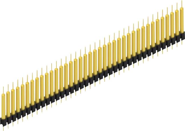 Fischer Elektronik Stiftleiste (Präzision) Anzahl Reihen: 1 MK14X338G 10St.