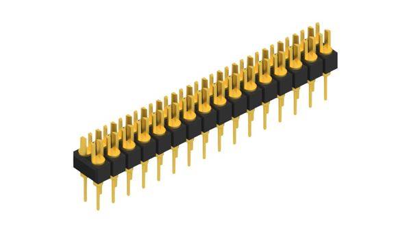 Fischer Elektronik Stiftleiste (Präzision) Anzahl Reihen: 2 10041230 10St.