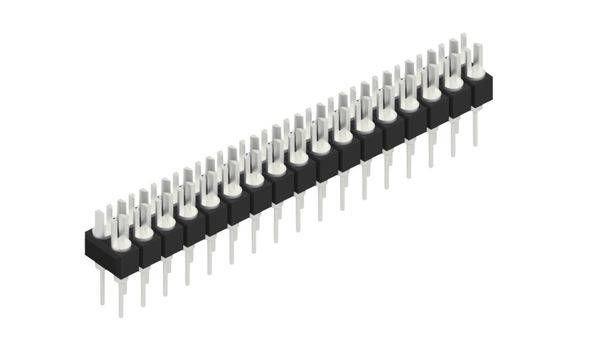 Fischer Elektronik Stiftleiste (Präzision) Anzahl Reihen: 2 10041233 10St.