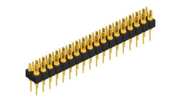 Fischer Elektronik Stiftleiste (Präzision) Anzahl Reihen: 2 10041234 10St.