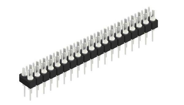 Fischer Elektronik Stiftleiste (Präzision) Anzahl Reihen: 2 10041237 10St.