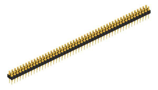 Fischer Elektronik Stiftleiste (Präzision) Anzahl Reihen: 2 10041306 10St.