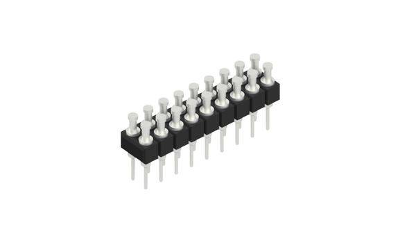 Fischer Elektronik Stiftleiste (Präzision) Anzahl Reihen: 2 10041317 10St.