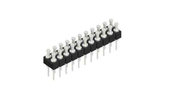 Fischer Elektronik Stiftleiste (Präzision) Anzahl Reihen: 2 10041321 10St.