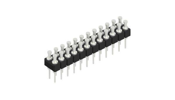 Fischer Elektronik Stiftleiste (Präzision) Anzahl Reihen: 2 10041323 10St.