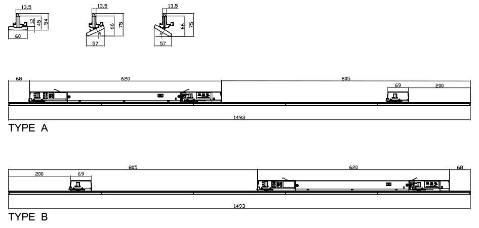 Deko Light Linear Pro LED-Schienenstrahler 50W LED Schwarz