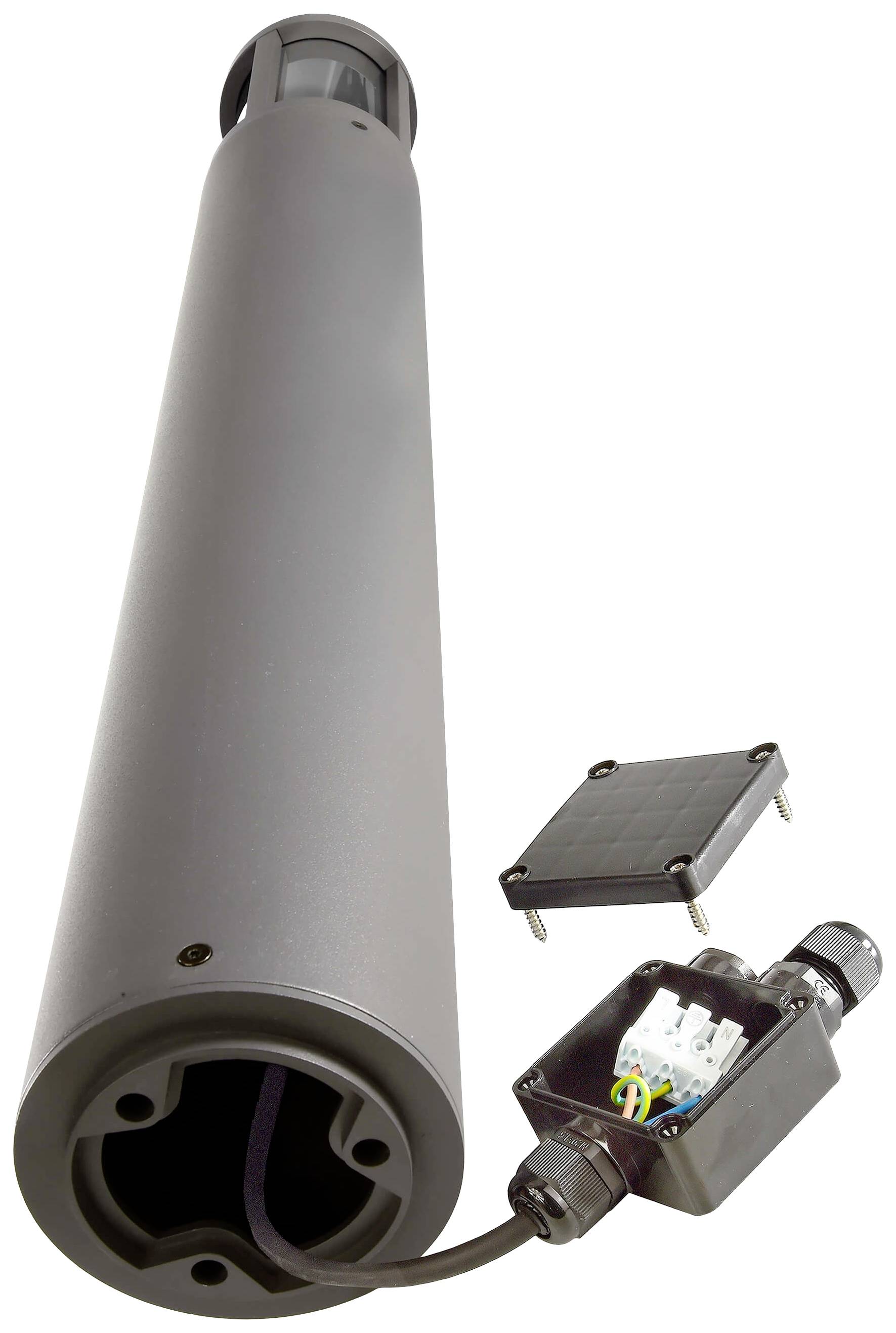 Deko Light 730503 Facado II Pollerleuchte E27 20W Dunkelgrau