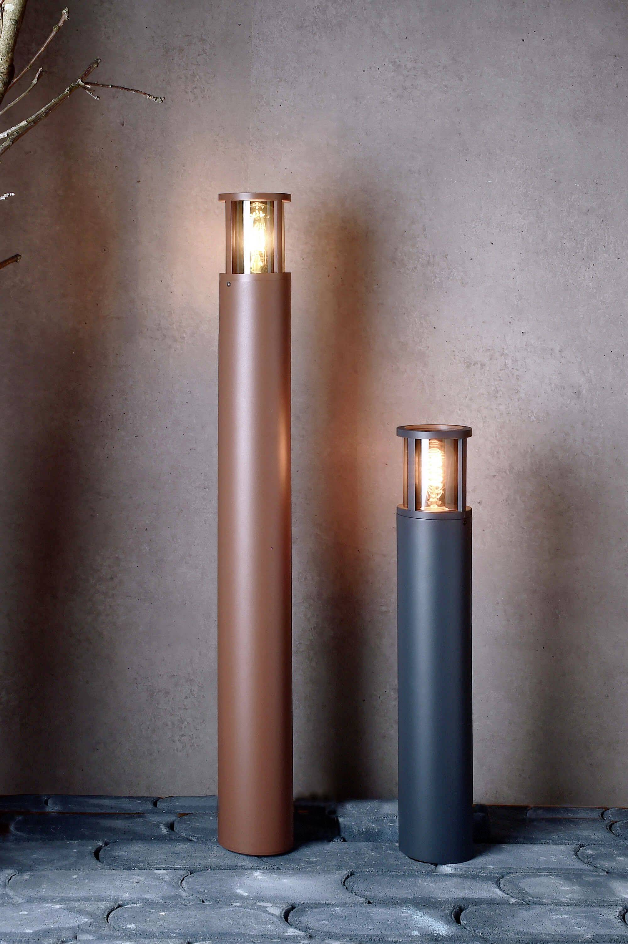 Deko Light 730505 Facado II Pollerleuchte E27 20W Rost