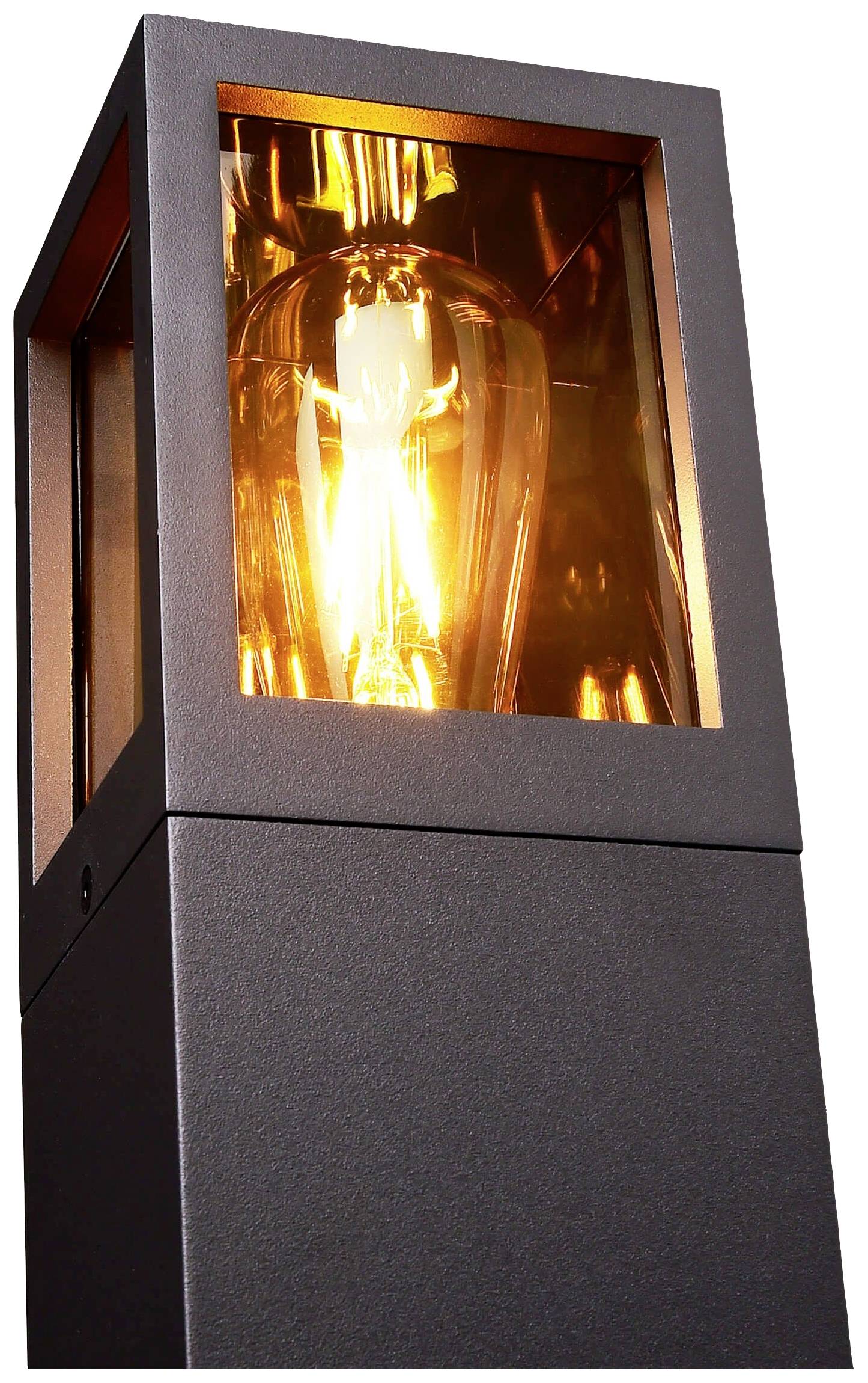 Deko Light Facado II 731151 Wandaufbauleuchte E27 20W Dunkelgrau