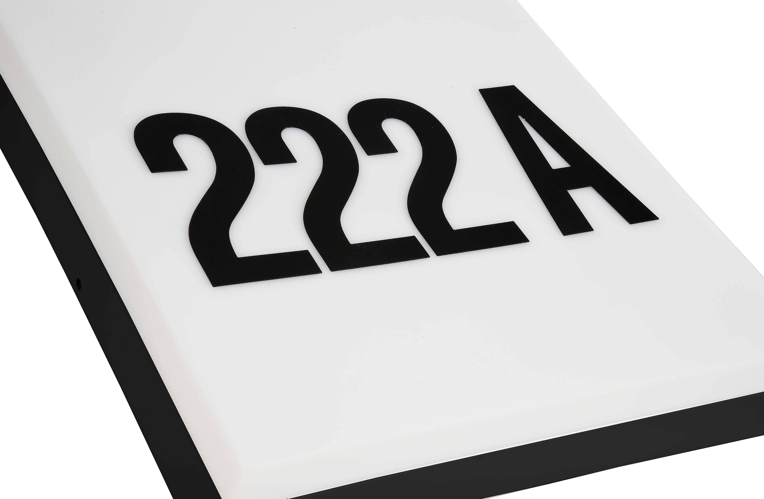 Deko Light Casa 731159 Wandaufbauleuchte LED 3W Schwarz