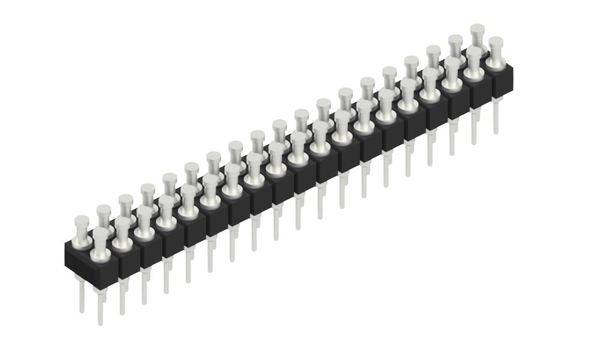 Fischer Elektronik Stiftleiste (Präzision) Anzahl Reihen: 2 10041337 10St.
