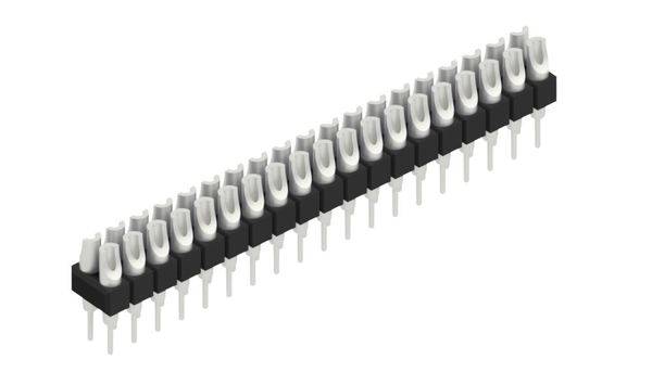 Fischer Elektronik Stiftleiste (Präzision) Anzahl Reihen: 2 10041437 10St.