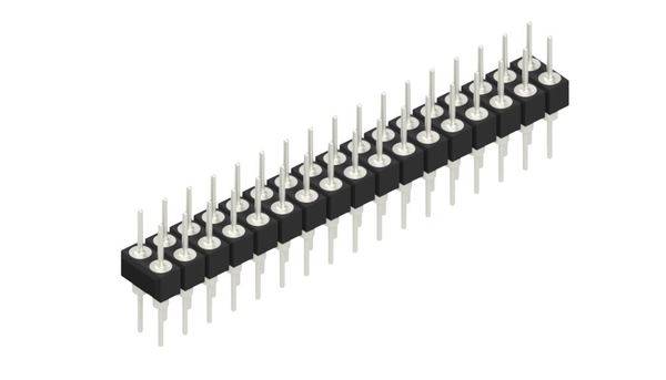 Fischer Elektronik Stiftleiste (Präzision) Anzahl Reihen: 2 10041533 10St.