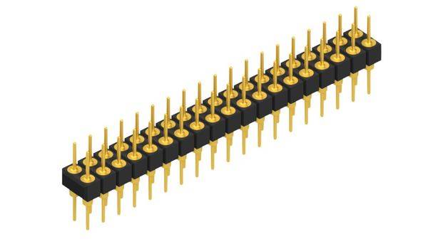 Fischer Elektronik Stiftleiste (Präzision) Anzahl Reihen: 2 10041536 10St.