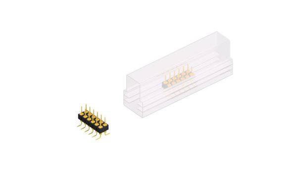Fischer Elektronik Stiftleiste (Präzision) Anzahl Reihen: 2 MK226SMD12GSM 10St.