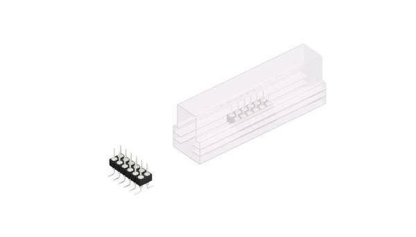 Fischer Elektronik Stiftleiste (Präzision) Anzahl Reihen: 2 MK226SMD12ZSM 10St.
