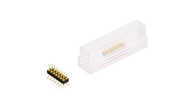 Fischer Elektronik Stiftleiste (Präzision) Anzahl Reihen: 2 MK226SMD14GSM 10St.
