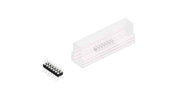 Fischer Elektronik Stiftleiste (Präzision) Anzahl Reihen: 2 MK226SMD14ZSM 10St.