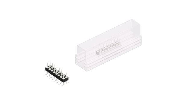 Fischer Elektronik Stiftleiste (Präzision) Anzahl Reihen: 2 MK226SMD16ZSM 10St.