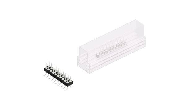 Fischer Elektronik Stiftleiste (Präzision) Anzahl Reihen: 2 MK226SMD20ZSM 10St.