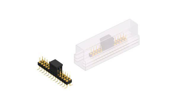 Fischer Elektronik Stiftleiste (Präzision) Anzahl Reihen: 2 MK226SMD26GBSM 10St.