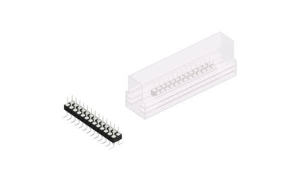 Fischer Elektronik Stiftleiste (Präzision) Anzahl Reihen: 2 MK226SMD26ZSM 10St.
