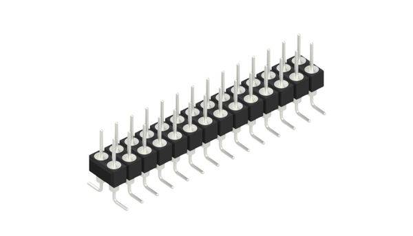 Fischer Elektronik Stiftleiste (Präzision) Anzahl Reihen: 2 MK226SMD28Z 10St.