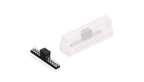 Fischer Elektronik Stiftleiste (Präzision) Anzahl Reihen: 2 MK226SMD28ZBSM 10St.