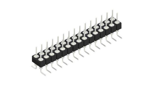 Fischer Elektronik Stiftleiste (Präzision) Anzahl Reihen: 2 MK226SMD30Z 10St.