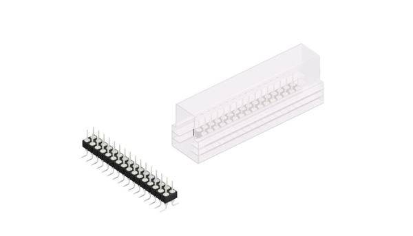 Fischer Elektronik Stiftleiste (Präzision) Anzahl Reihen: 2 MK226SMD32ZSM 10St.